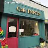 Handmade Professional 3D Laser Cut Acrylic Stainless Steel Letter Personalized for Wall