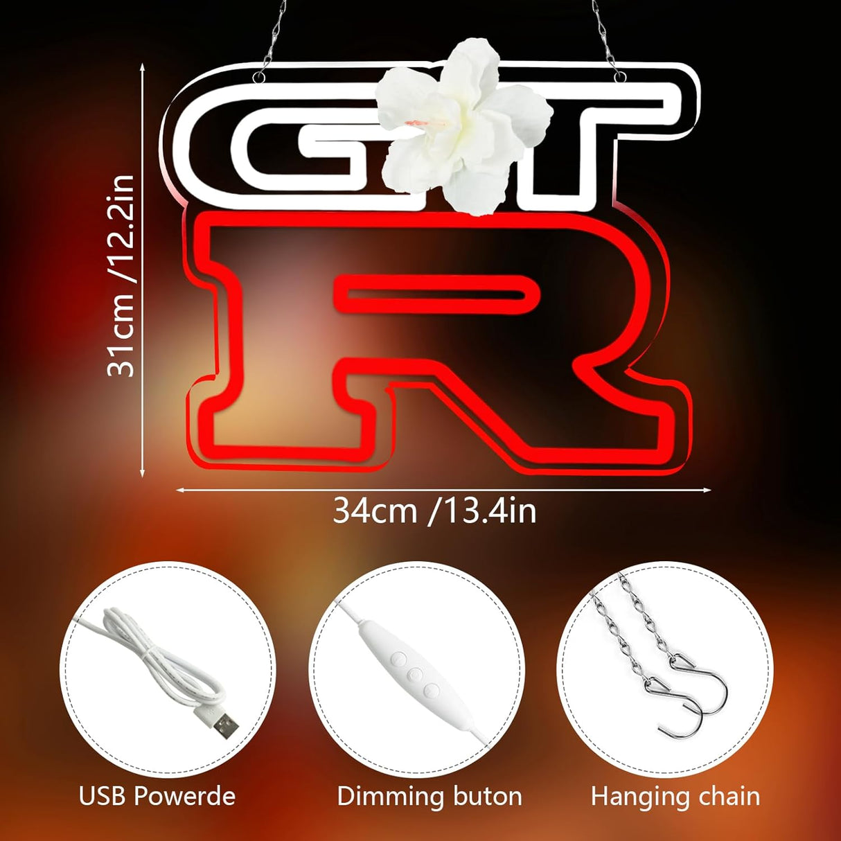 Car Neon Sign for Wall LED Bedroom