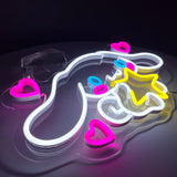 Cinnamoroll Neon Sign Anime Light, 3D Wall Art Cute LED Neon for Bedroom Game Room Apartment