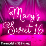 Dimmable Neon Name Sign Personalized for Bedroom, Name Light up Sign for Dorm Wedding Backdrop Birthday Party