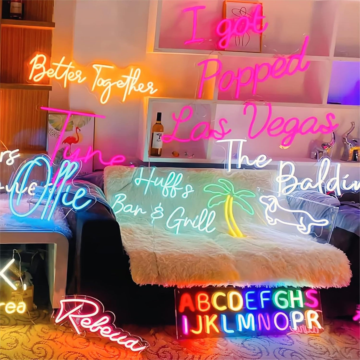 Large Custom Led Neon Name Sign for Room Decor, Personalized Large Led Name Light Sign - Neon Sign Customizable