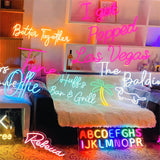 Large Custom Led Neon Name Sign for Room Decor, Personalized Large Led Name Light Sign - Neon Sign Customizable