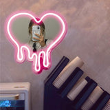 Heart Neon Sign - Heart-Melting Wall Decor, USB Powered LED Light in Pink