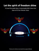 Eagle Neon Sign,Giant Eagles Light up Sign - Cool Neon Light Wall Decor for Home Karaoke Bar Restaurant