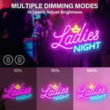 Neon Sign for Wall Decor, Girls Night Out Themed Neon Light Sign, 10Ft Girl Party Neon Light