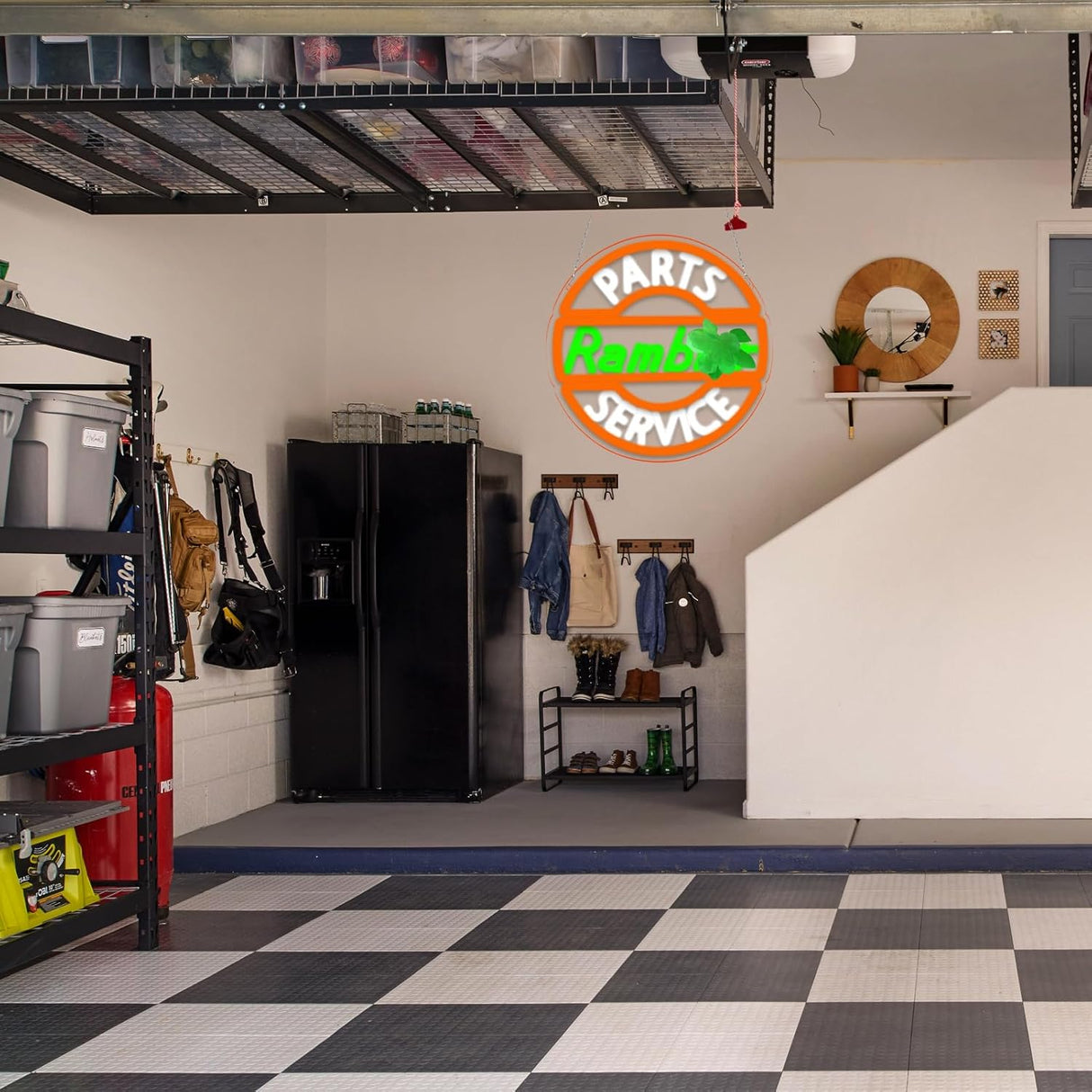 Garage Neon Signs for Wall Decor Car Neon Lights for Bedroom Led Business Signs