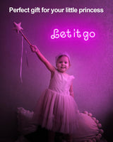 Light, USB Powered 16"x5" Pink LED Motivational Quote Sign For Bar and Bedroom