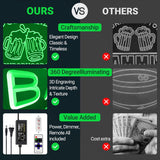 Neon Sign Customizable Home Bar For Man Cave,Custom Led Sign For Personalized Gifts For Father