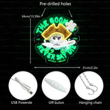 The Goo.nies Never Say Die Neon Signs for Wall Decor Game Neon Lights