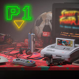 P1 Game Neon Signs for Wall Decor,Dimmable Gaming Neon Light for Gamer Room,