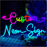 Custom Neon Signs for business logo, Handmade Personalised Neon Sign Customizable for Wall Decor/Bedroom/Birthday Gift/Weddings Events
