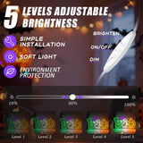 Halloween Neon Sign Dimmable LED Boo Sign Halloween Spooky Pumpkin Ghost Wall Neon