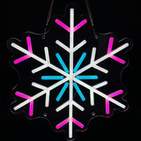 COLOURTHE Snowflake Neon Sign,13.5 Inch Giant Snowflake Lights,
