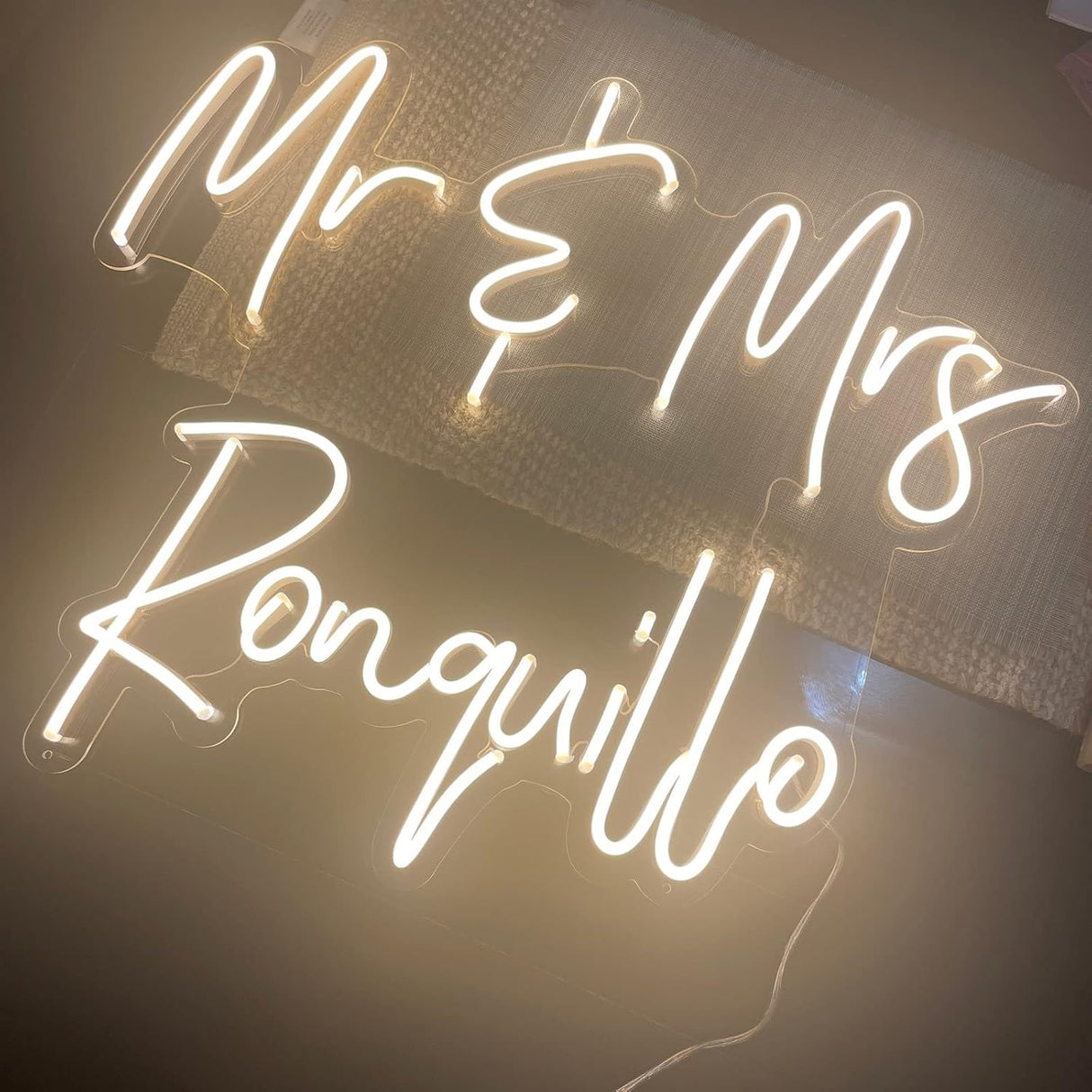 Custom Neon Signs, Handmade Personalised Neon Lights Sign for Wall Decor/Bedroom/Birthday Gift/weddings/events/business logo (40inch, 2LINE)