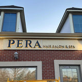 Large Custom Backlit Signage for Business, Handmade 3D Led illuminated Backlit Reverse Channel Letters