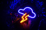 Neon Sign LED Cloud Lightning Neon Signs for Wall Decor Hanging Neon Light Battery or USB Powered