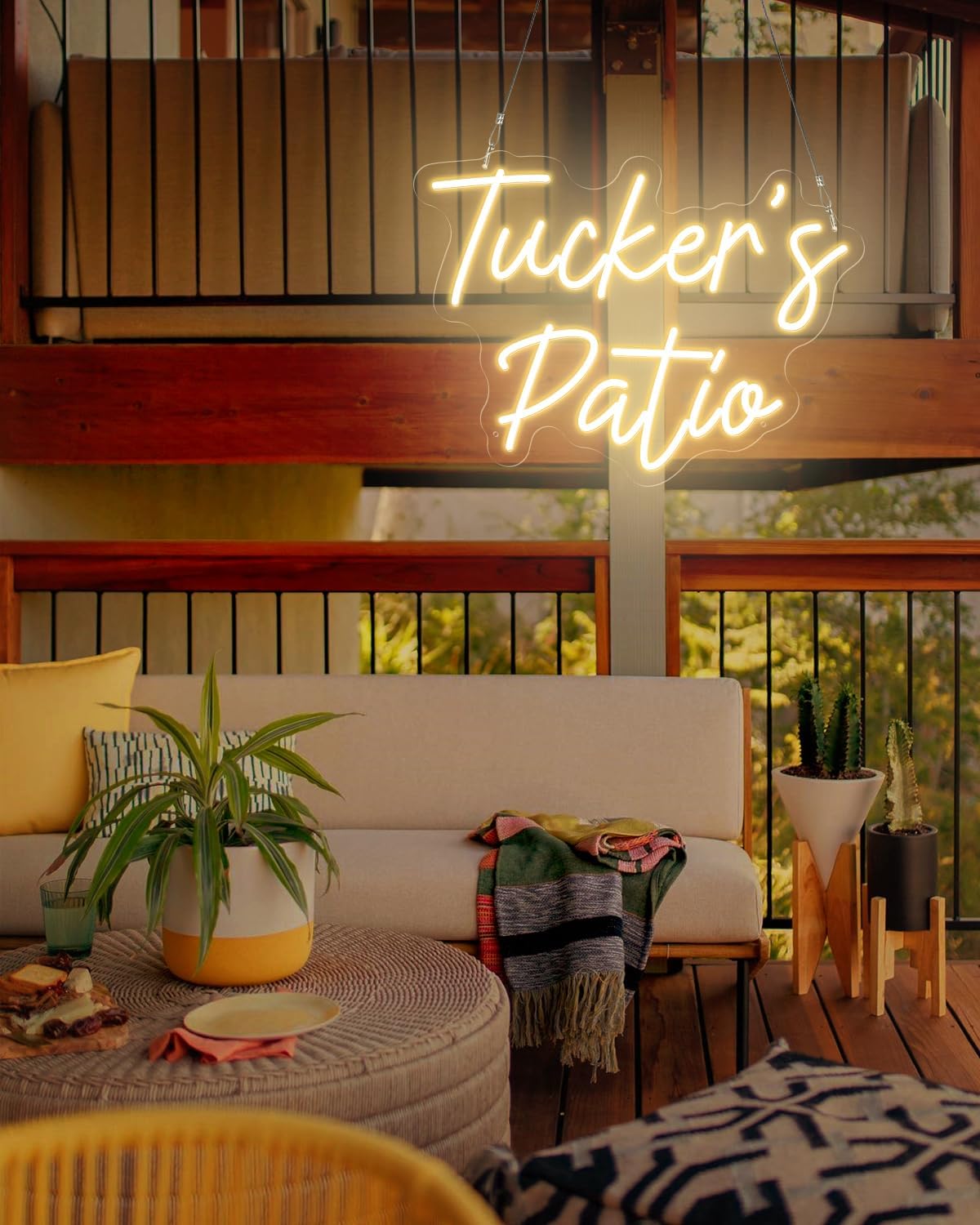 IP-67 Outdoor Custom Neon Sign Waterproof, Dimmable Customizable Neon Light Sign for Outdoor Patio,Backyard Porch