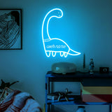 Custom Name Kids Night Light, Dinosaur Room Decor, USB-Powered Nursery Lamp,