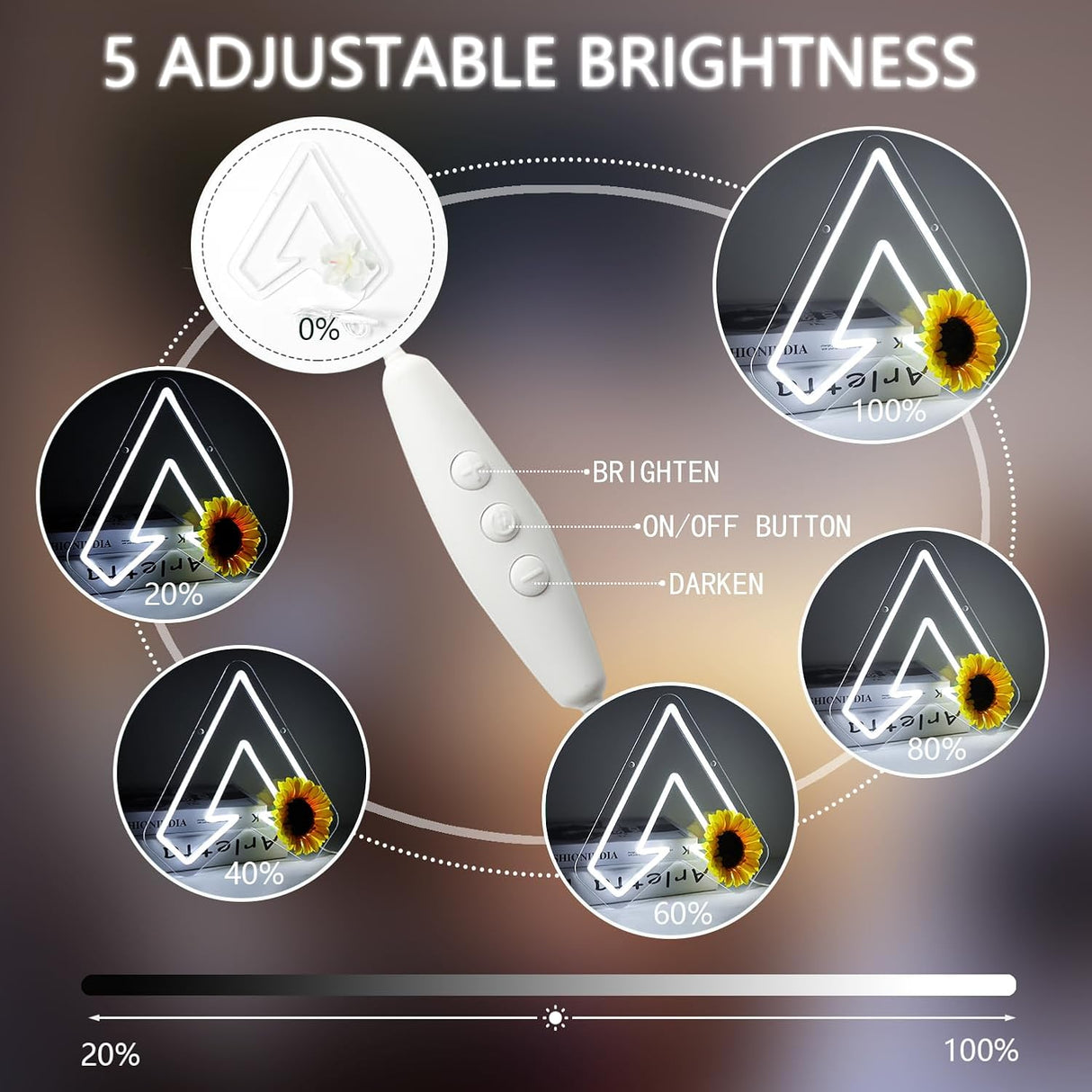 Game Logo Neon Signs for Wall Decor Game Logo Neon Lights for Bedroom