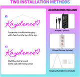 Large Custom Led Neon Name Sign for Room Decor, Personalized Large Led Name Light Sign - Neon Sign Customizable