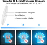 Neon Signs for Wall Decor, Customizable Number Name Softball Neon Sign