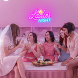 Neon Sign for Wall Decor, Girls Night Out Themed Neon Light Sign, 10Ft Girl Party Neon Light