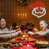 Santa Claus Neon Sign, Christmas LED Neon Signs for Wall Decor