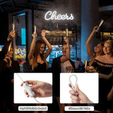 Cheers Neon Sign for Wall Decor, LED Neon Bar Light Sign,USB Powered Wall Neon Light up Sign for