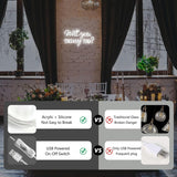 Will You Marry Me Neon Sign, LED Neon Light for Proposal Engagement Art Decor