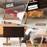 Qmetalart Lift Top Coffee Table with Storage, Mid Century Modern Coffee Table, Central