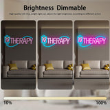IV Therapy Neon Signs for Wall Decor,Dimmable Nurse Medical Spa Salon Neon Sign,USB Neon Light for Room Nurse