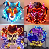 Personalized LED Neon Light with Logo or Name, UV Printed Neon Signs