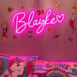 Personalized Name LED Sign for Room Decor, Customizable Neon Signs for Wall Decor Birthday