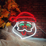 Santa Claus Neon Sign, Christmas LED Neon Signs for Wall Decor
