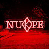 NUPE Kappa Alpha Psi Neon Light Sign Dimmable Red Greek Letters Fraternity Sorority Neon Sign for Party Bar
