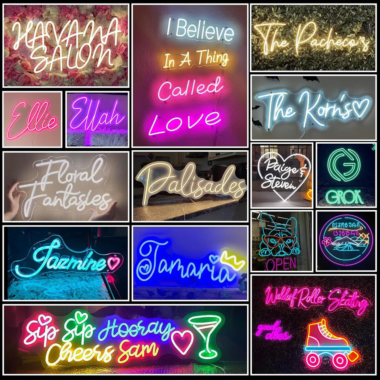 Personalized Name LED Sign for Room Decor, Customizable Neon Signs for Wall Decor Birthday