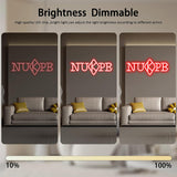 NUPE Kappa Alpha Psi Neon Light Sign Dimmable Red Greek Letters Fraternity Sorority Neon Sign for Party Bar
