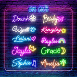 Large Custom Led Neon Name Sign for Room Decor, Personalized Large Led Name Light Sign - Neon Sign Customizable