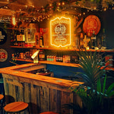 Neon Sign Customizable Home Bar For Man Cave,Custom Led Sign For Personalized Gifts For Father