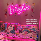 Personalized Name LED Sign for Room Decor, Customizable Neon Signs for Wall Decor Birthday