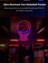 Basketball Neon Sign,19.7 Inch Giant Basketball Light up Sign - Cool Neon Light