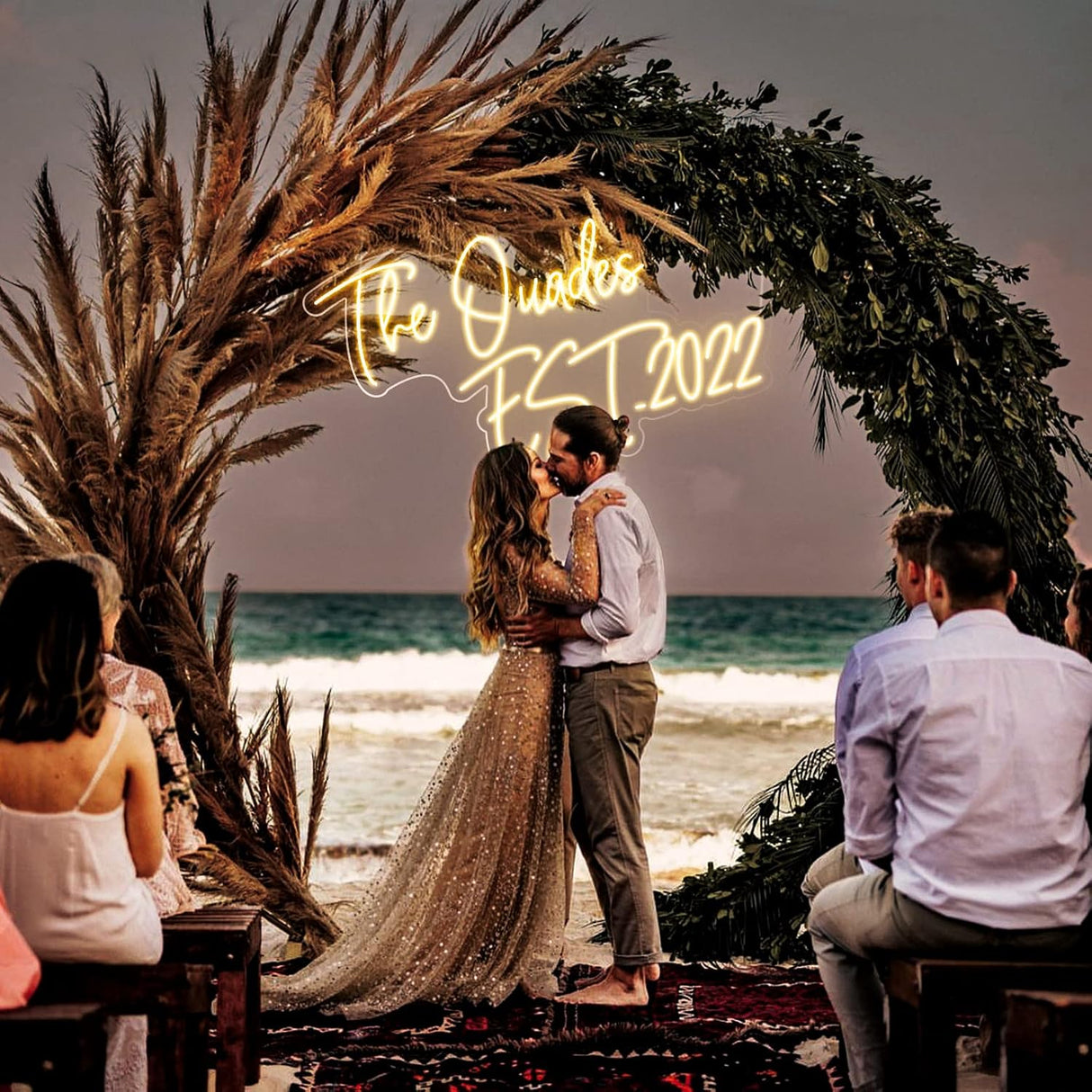 Custom Neon Sign, Custom Neon Light for Wedding, Personalized Neon Sign Customizable for Business Bar Salon Beauty Light Up Name Sign