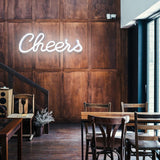 Cheers Neon Sign for Wall Decor, LED Neon Bar Light Sign,USB Powered Wall Neon Light up Sign for
