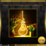 Light Bulb Decoration Neon Sign