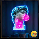 Pop Art David UV Neon Sign 🌟 – Illuminate Your Space with Art and Style