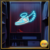 Angel Wing Shoe UV Neon Sign
