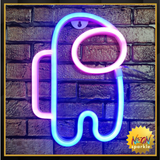 Alien Neon Sign Lights Astronaut with USB or Battery Operated for Kid's Room