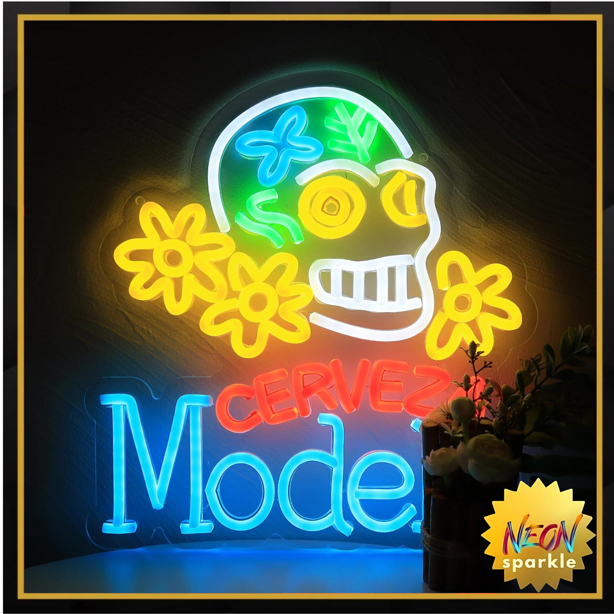 Beer Neon Signs for Wall Decor Crs EDGE Neon Lights for Bedroom Led Signs