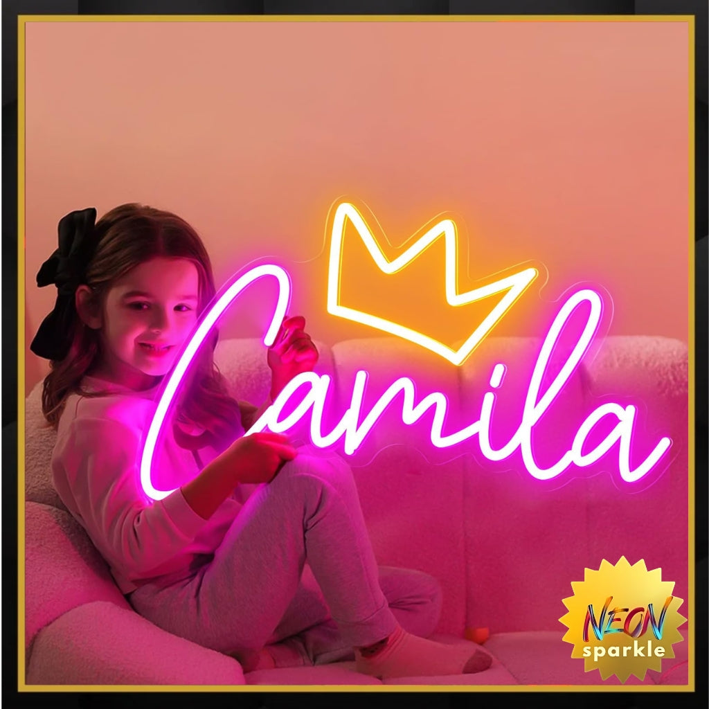 Large Custom Led Neon Name Sign for Room Decor, Personalized Large Led Name Light Sign - Neon Sign Customizable