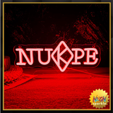 NUPE Kappa Alpha Psi Neon Light Sign Dimmable Red Greek Letters Fraternity Sorority Neon Sign for Party Bar